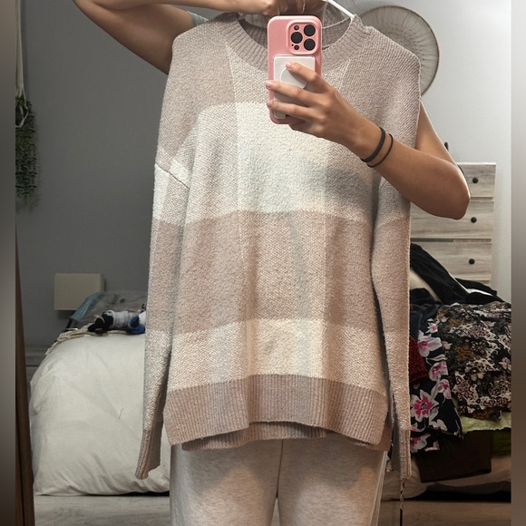 Christian Siriano Striped Sweater - Beige and Cream - Picture 4 of 4